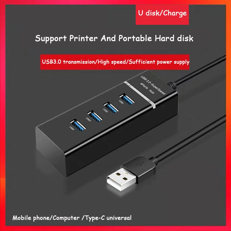 USB 2 0 3 концентратор мульти разветвитель 4/7 порт расширитель несколько Hab