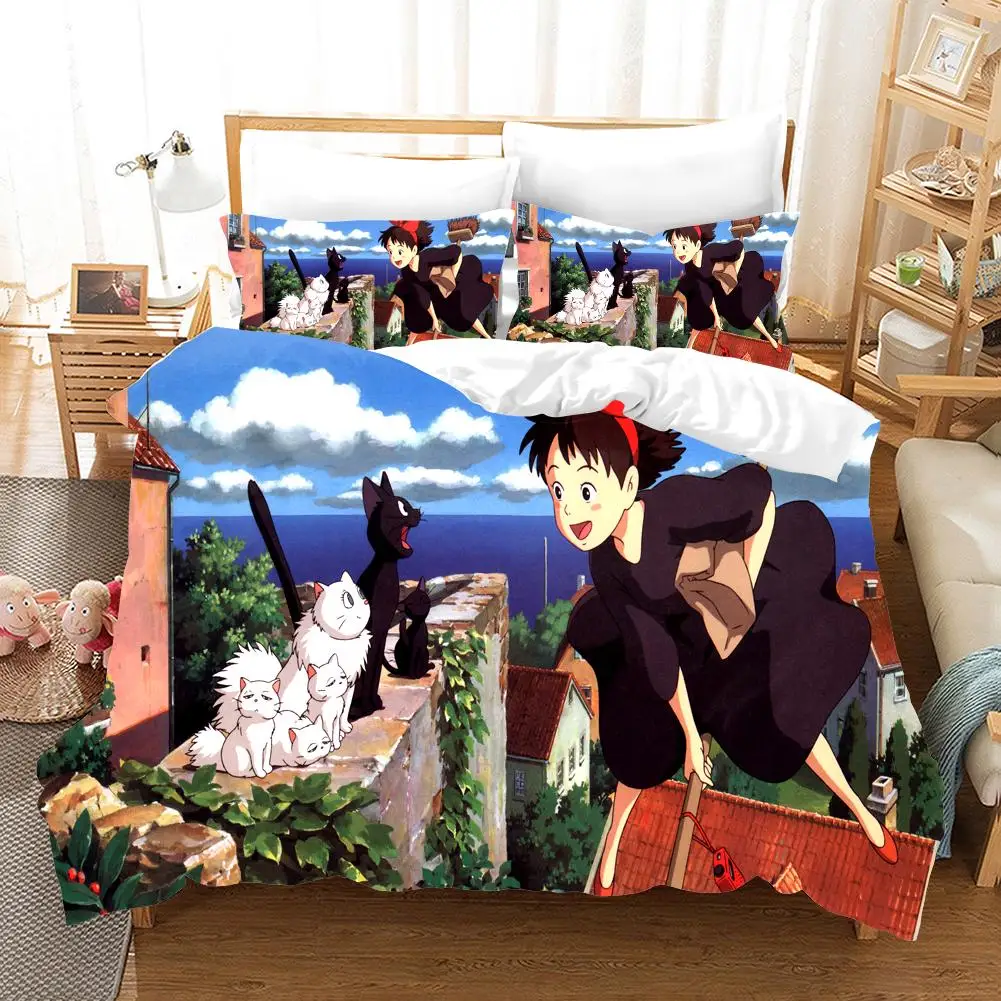 Комплект постельного белья с рисунком наволочкой | Дом и сад