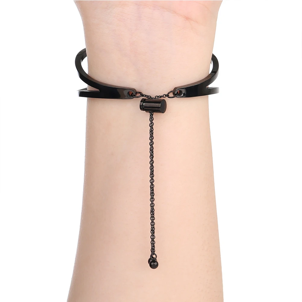 

Women Stainless Steel Jewelry Bangle Bracelet Strap Cuff Pendant Watch Band Tassel 38 42mm Wristbands