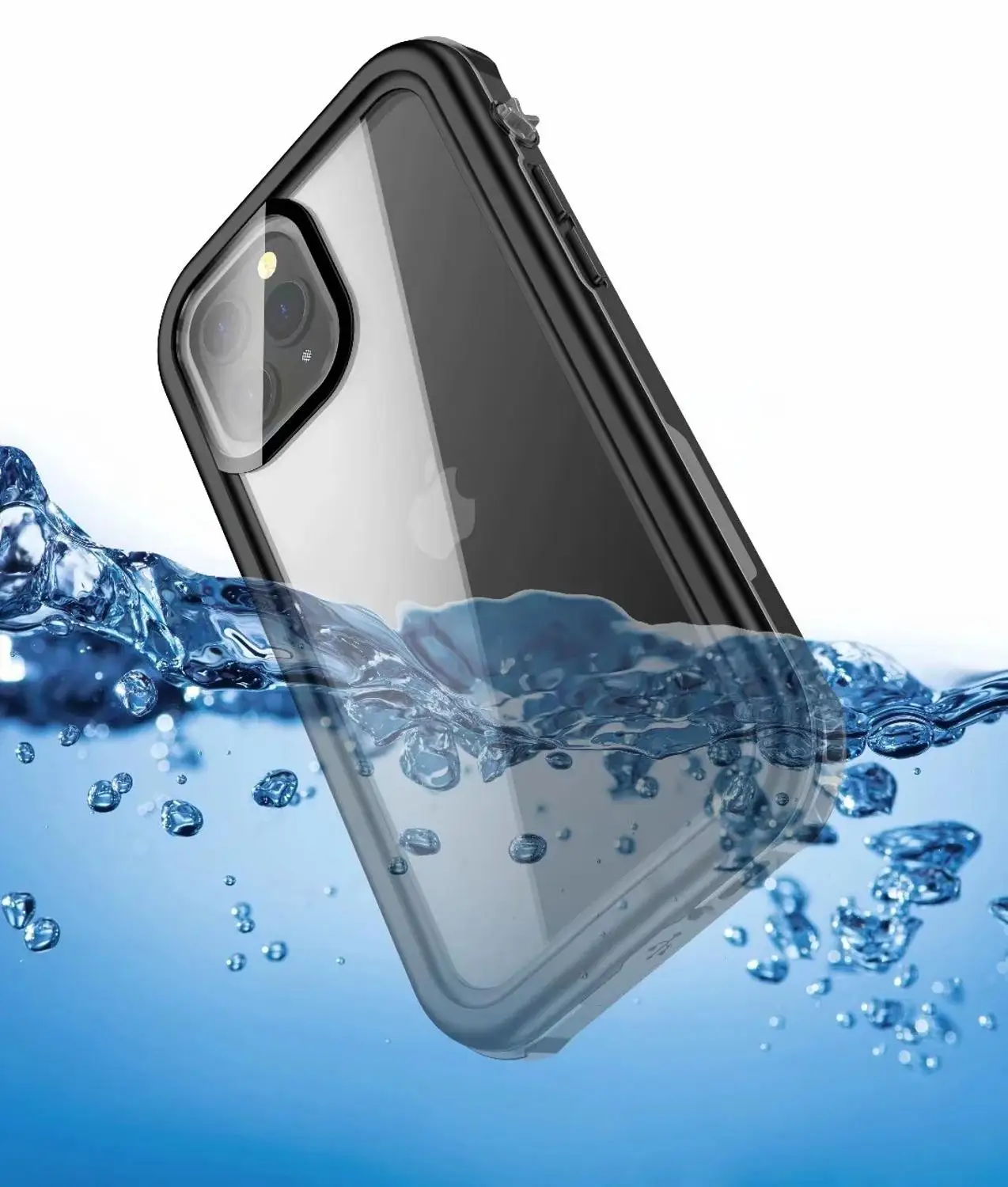 

Водонепроницаемый чехол IPX68 для iPhone12 Pro Max, защитный чехол из поликарбоната и ТПУ для водного спорта, плавания, чехол для iPhone12 Mini, чехол для се...