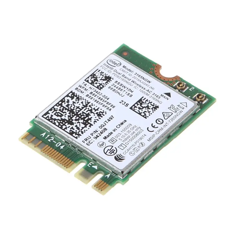 3165AC 00JT497 Двухдиапазонная 2 4G/быстрая беспроводная Wi Fi сетевая карта для Lenovo E460 E560