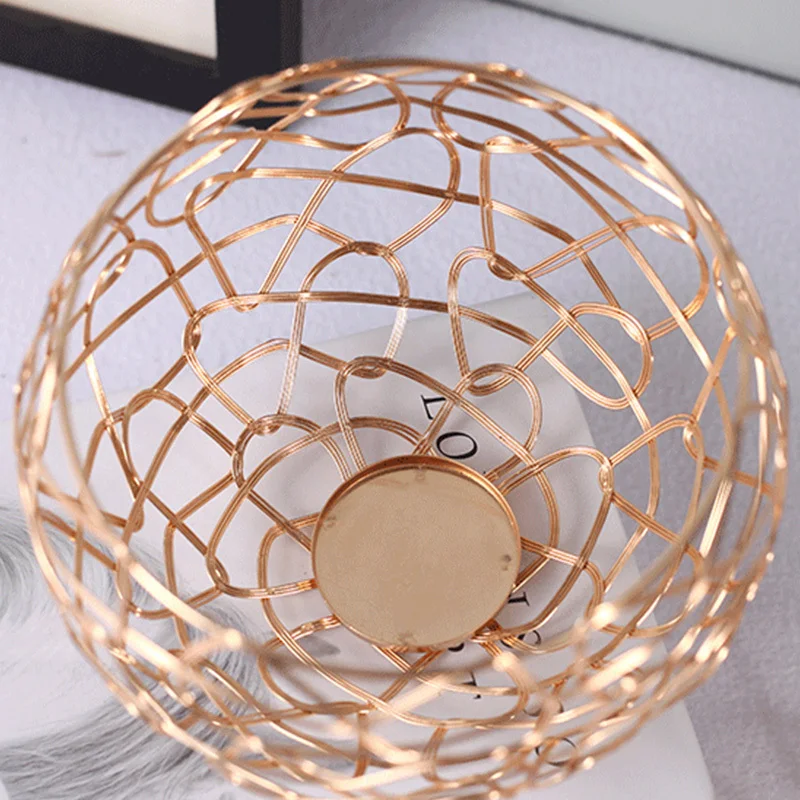 3 шт. Романтический геометрический Железный Золотой подсвечник настенный