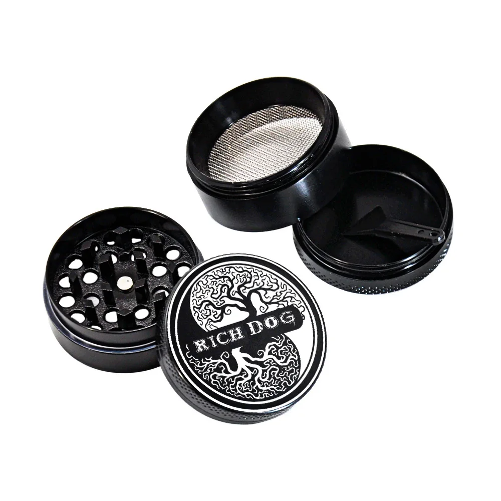 Богатый собачий металлический табачный травяной шлифовальный станок лоток для