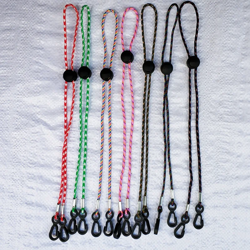 

5pcs Adjustable Face Mask Safe Lanyard Handy Convenient Rest ear Holder Rope Hanging Neck Rope Protection Halter Ropes Cover