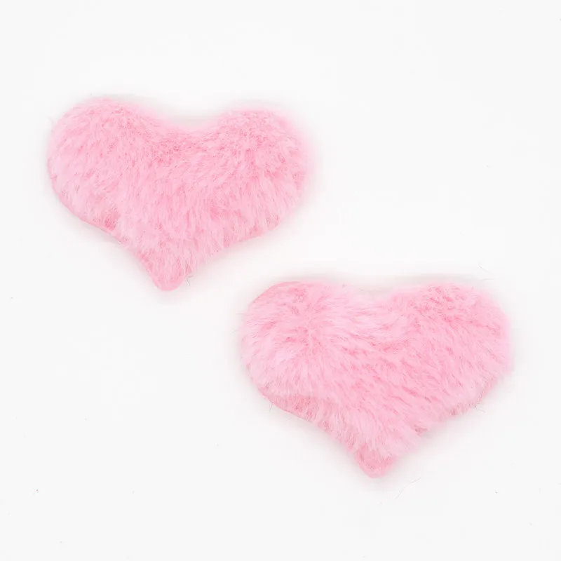 9 шт. плюшевые нашивки для волос в форме сердца | Дом и сад