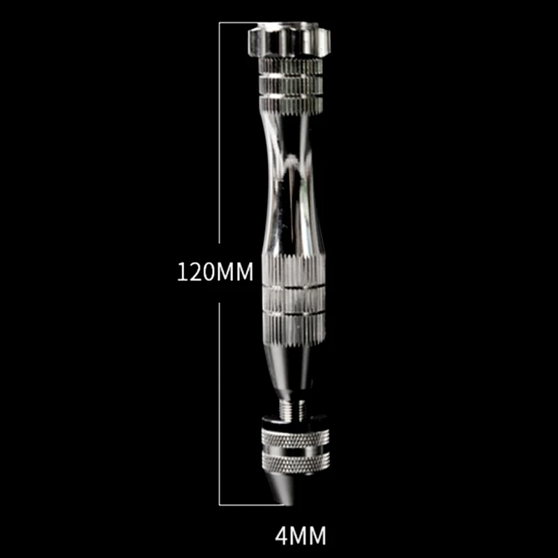 

Jewelry Craft Hand Pin Hole Drill Jewelers Burs Drilling Reamer Chuck Clamp 4mm Mini Hand Twist Drill