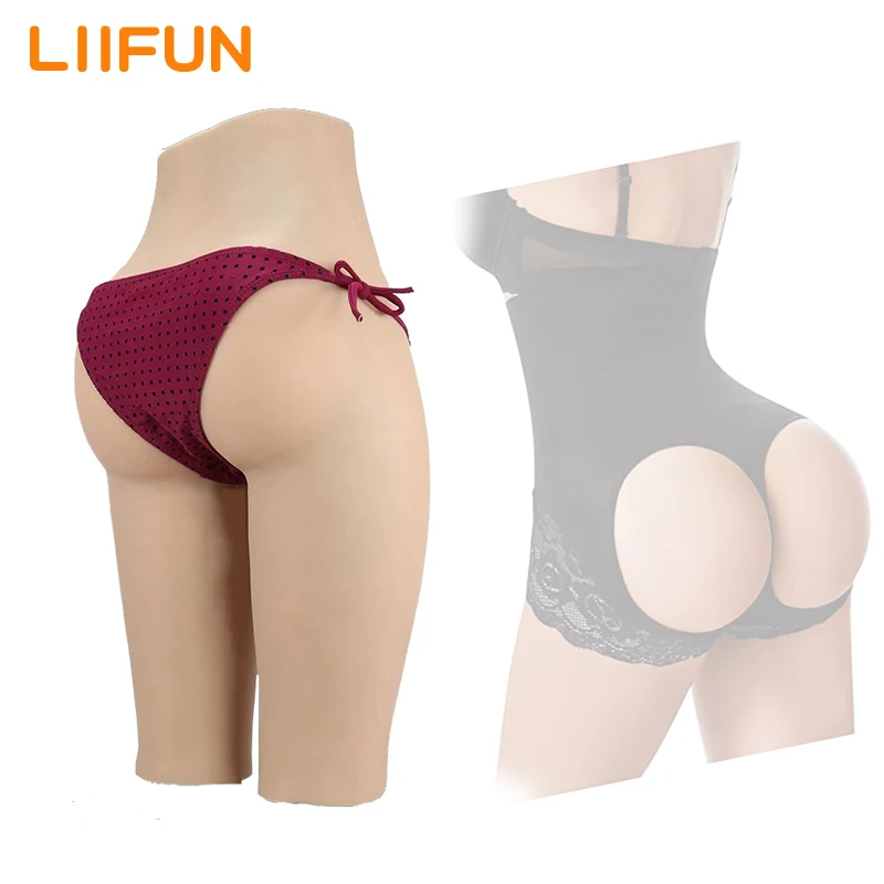 

Силиконовые Реалистичные трусики для влагалища, Трансвестит, штаны для киски, трансгендер, искусственная подделка, удлинитель бедер, шорты ...