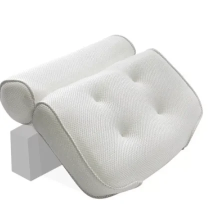 Сетчатая Нескользящая подушка для спа с 3D эффектом ванны отдыха на голове