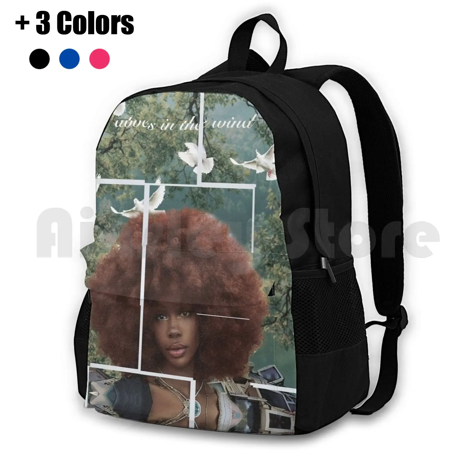 

Sza Outdoor Hiking Backpack Waterproof Camping Travel Sza Solana Sza Music Ctrl Love Galore Music Music Art Sza Doves In The