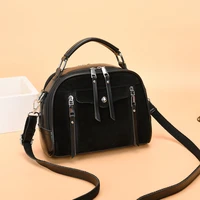 frosted leather handbag vintage crossbody bags for women new luxury designer handbag high quality shoulder bags tote bag