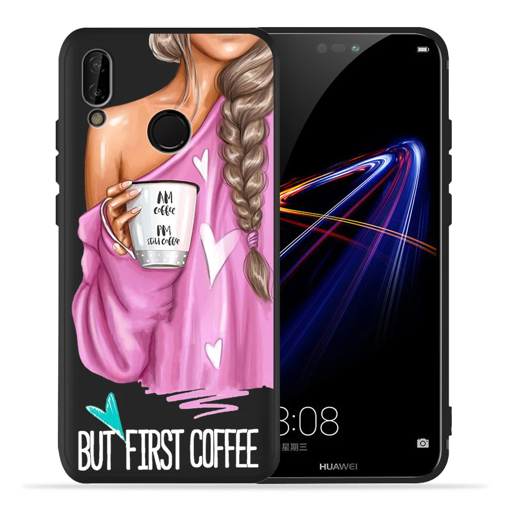 05 Модный черный чехол для телефона Mam Super Mom baby girl для huawei P30 P20 Lite Pro P10 P9 Lite mate 20 30 10 Lite, мягкий чехол для Etui - Цвет: 05