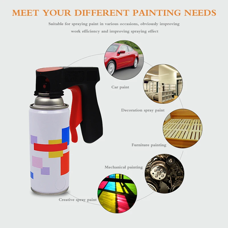Уход за краской аэрозоль пистолет ручка автомобильный спрей аппликатор с полным