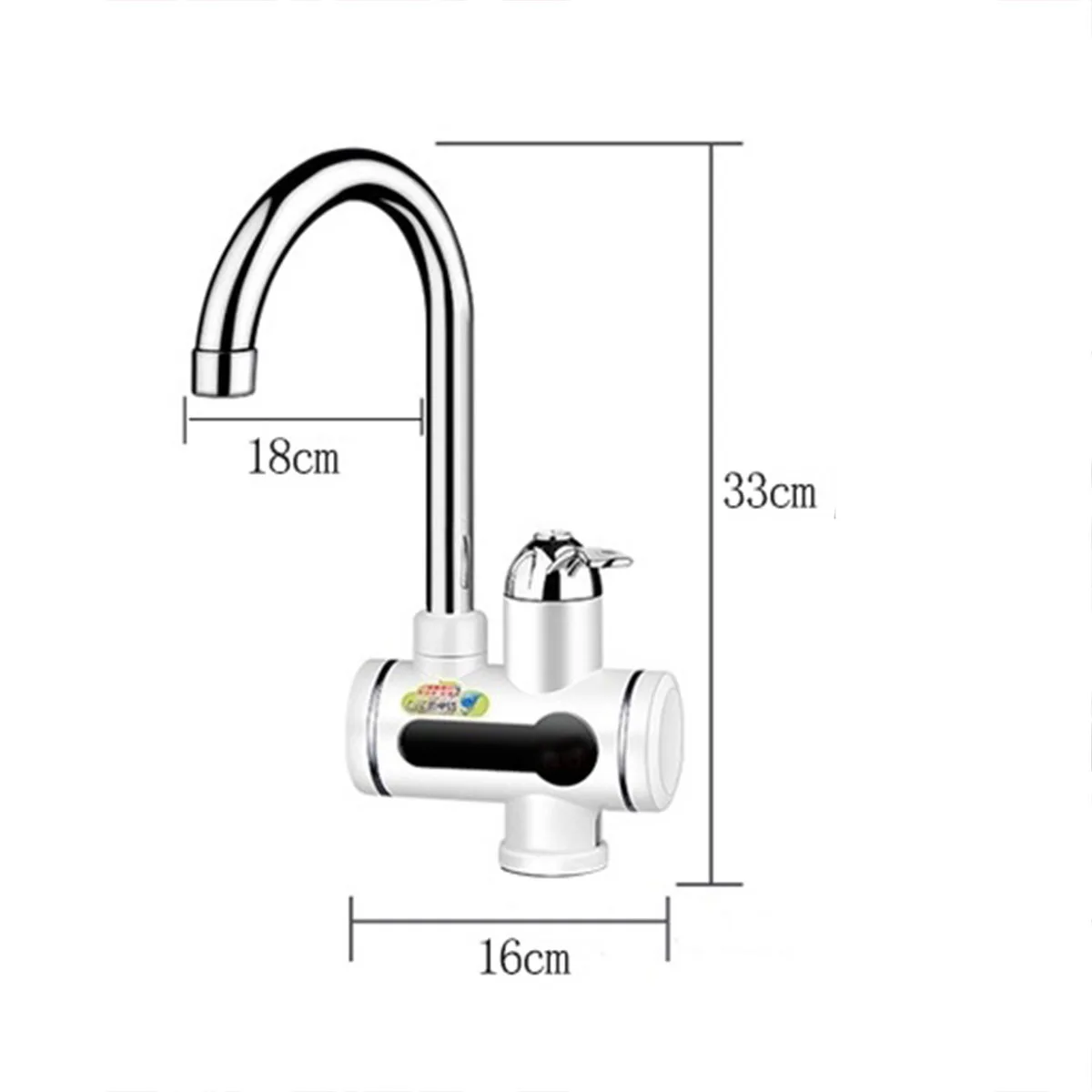 

3000W Electric Kitchen Water Heater Tap Instant Hot Water Faucet Heater Cold Heating Faucet Tankless Instantaneous Water Heater