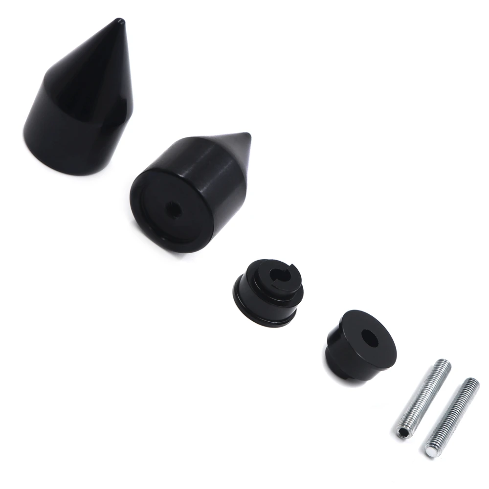 Aftermarket Бесплатная доставка мотоциклетные части черные концы шипа рукоятка руль