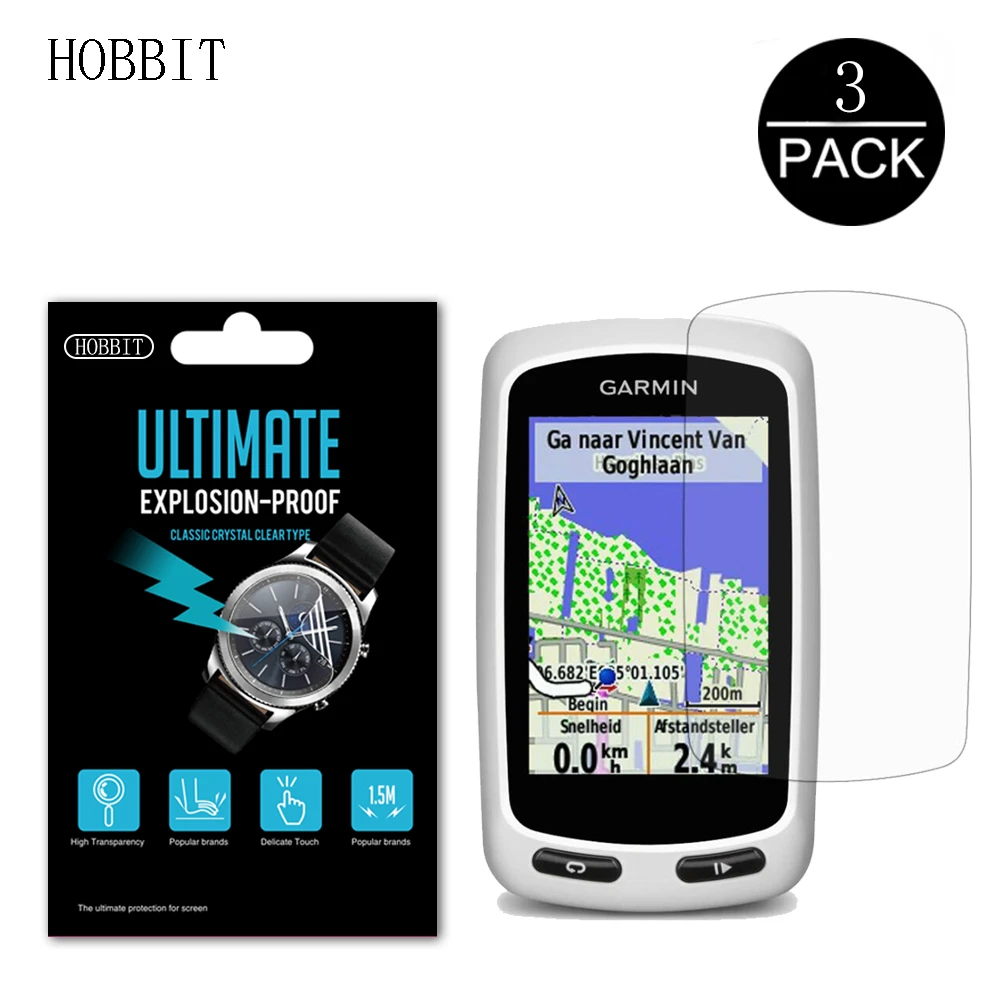 3 шт. Противоударная нанопленка для Garmin Edge 800 810 E800 E810 GPS Защита экрана от царапин