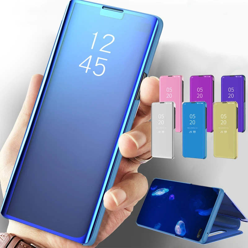 Роскошный кожаный флип-чехол для vivo x20 plus x21 x23 x21s x 20 21 23 s nex iqoo зеркальный