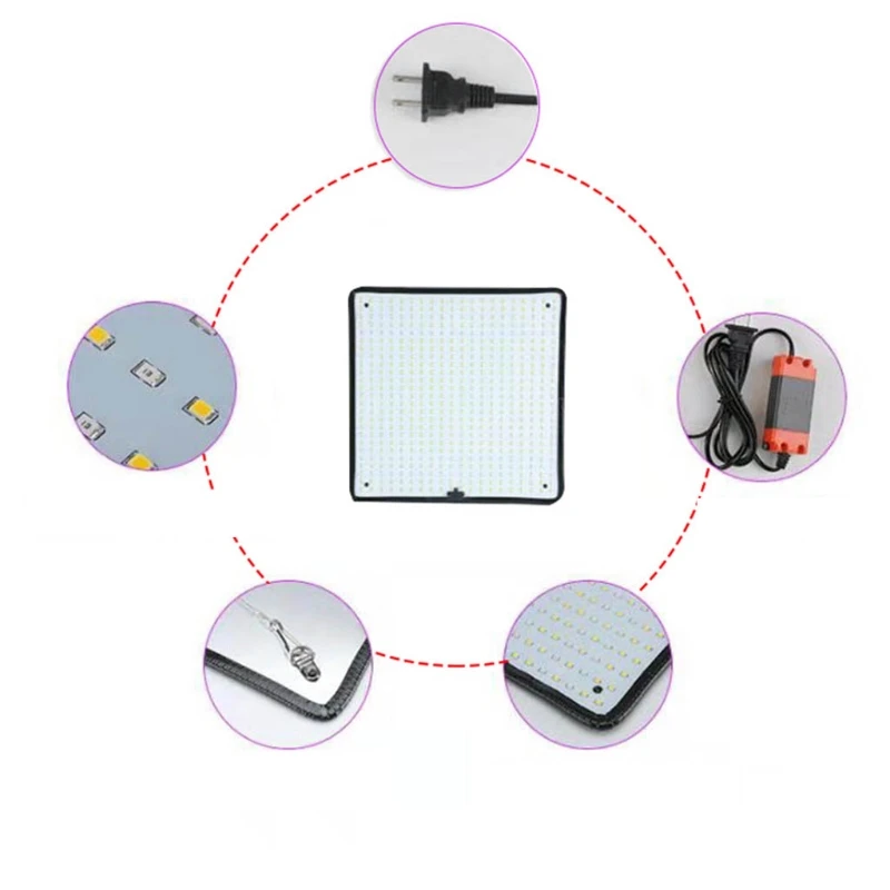 

H051 LED Grow Light Upgraded Grow Lights for Seed Starting Dimmable Full Spectrum Plants Grow Lamps for Plants Veg and Flower