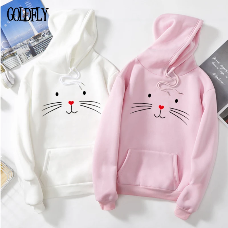 Женские толстовки с капюшоном повседневные худи принтом в стиле Харадзюку осенне зимние женские женская