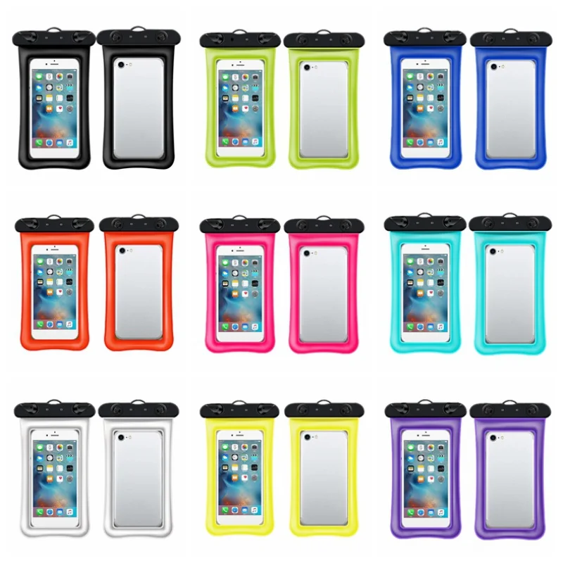Плавающая надувная подушка безопасности мобильный телефон водонепроницаемая