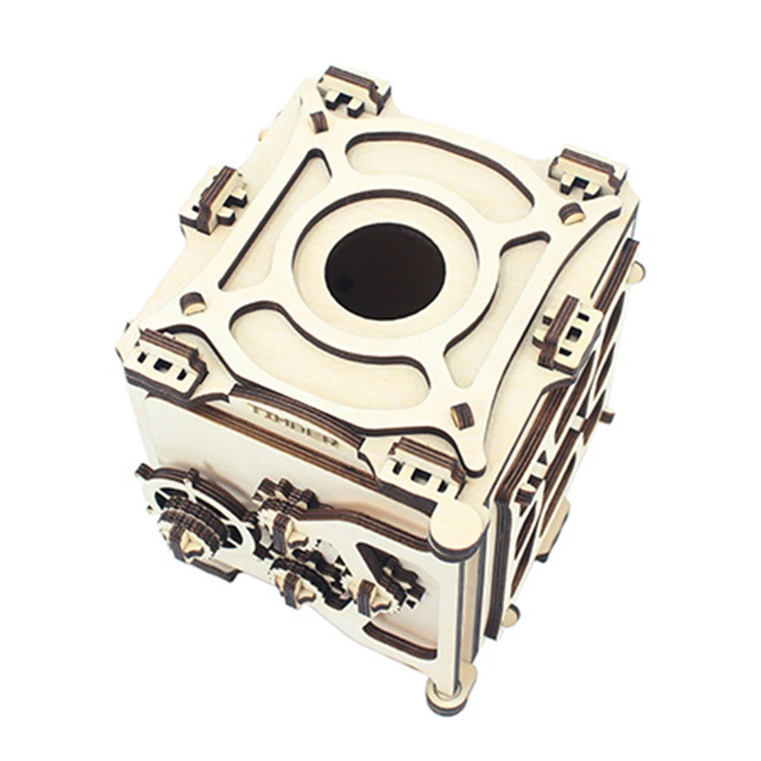 Деревянная креативная коробка для пазлов сделай сам сборная модель игрушка