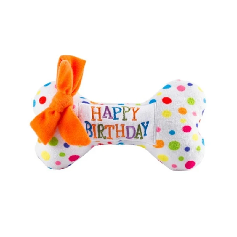 Игрушка плюшевая для домашних животных дрессировочная жевательная игрушка с