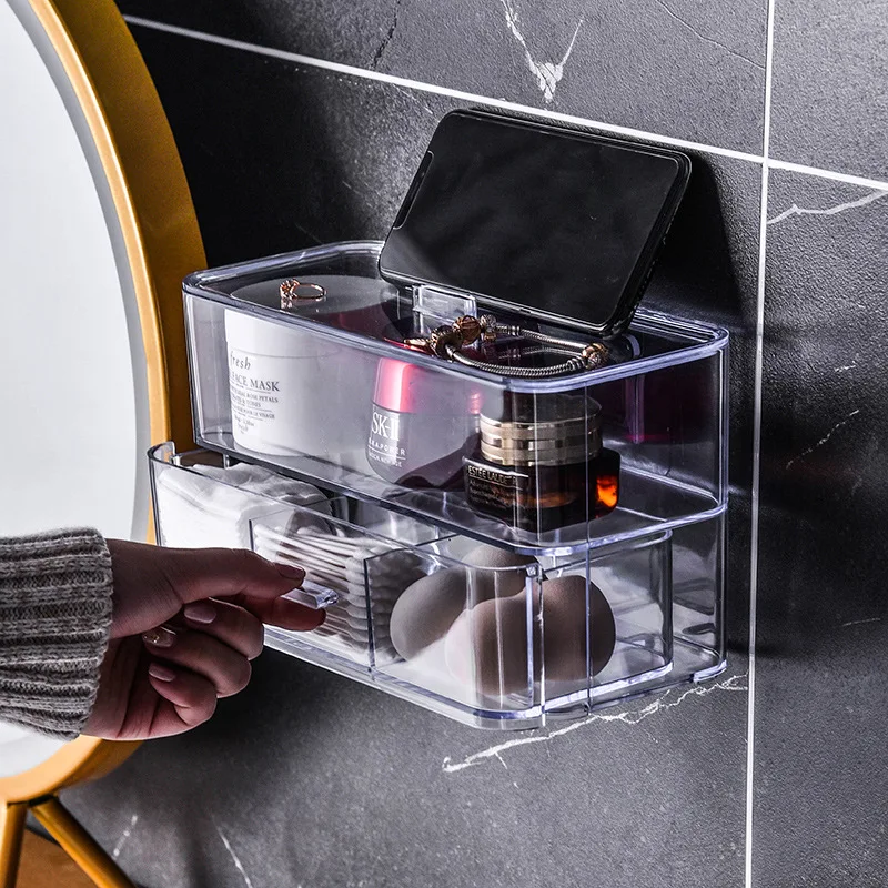 Вместительная настенная коробка для хранения косметики высококачественный ящик