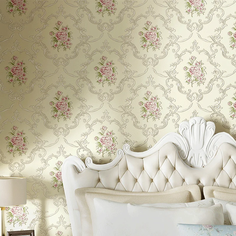 Американские обои маленькие цветочные цветы свежий сельский стиль теплый фон