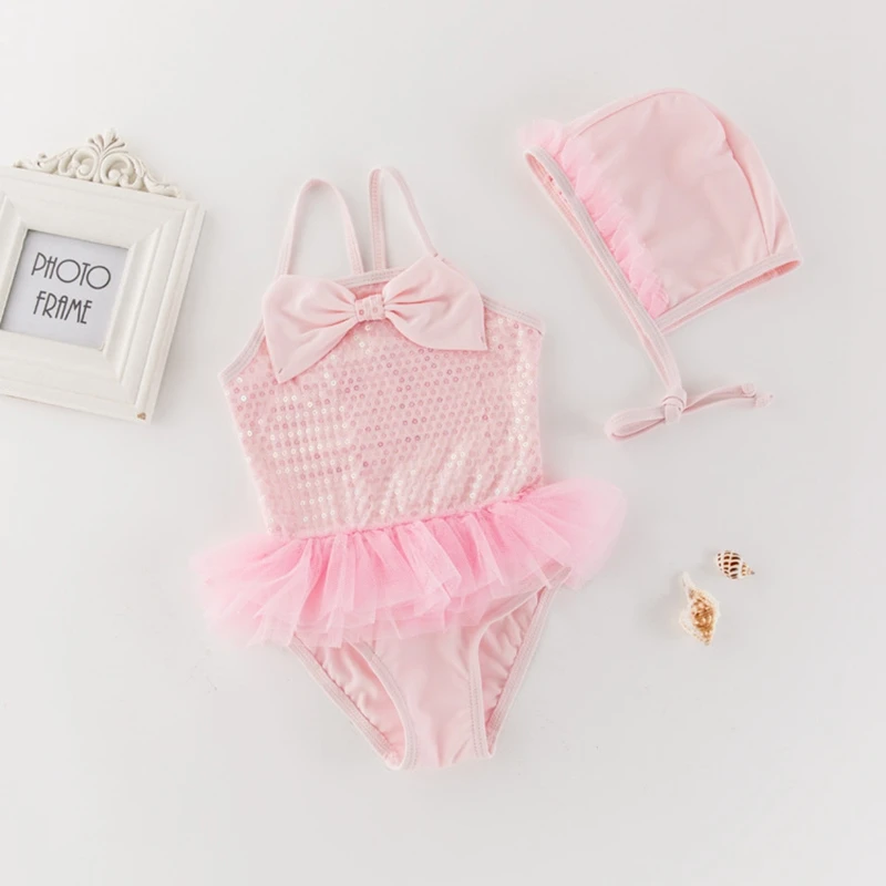 Baby Bikini Swimsuit for Girls 3 Pieces Sexy Child Bikinis Set Toddler Children's Bathing Suit Kids Swimwear Swimming Wear Girl