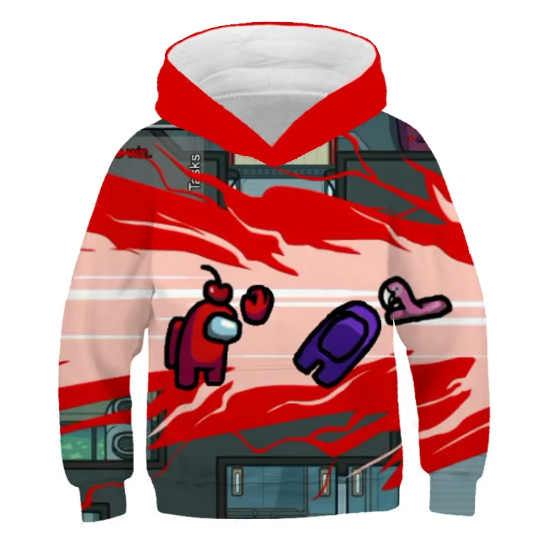 

New Game Among Us Print Hoodies Kids Clothes Funny Game Among Us 3D Hoodies Teen Girls Boys Sweatshirt Children Fashion Clothes