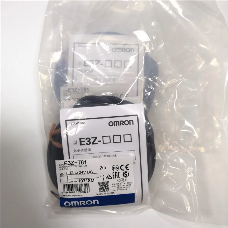 

Omron E3Z-D61K-M3J 2M E3Z-K Oil Resistant Plastic Body Photoelectric Sensor