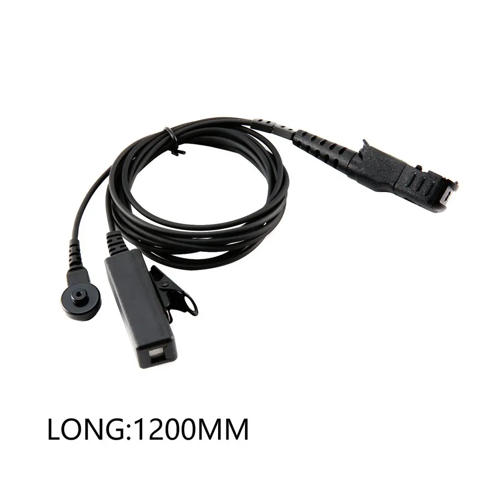 2022 durable surveillance air tube ptt earphone headset mic for motorola dp2400 xir p6620 two way radio walkie talkie free global shipping