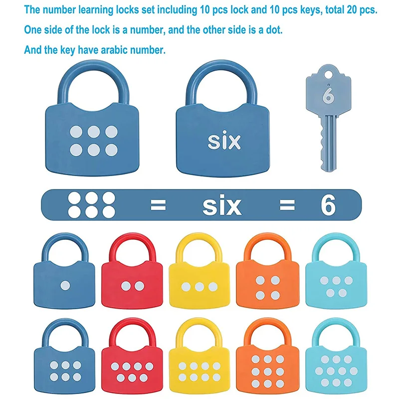 

Lock and Key Pairing Alphanumeric Alphabet Learning Toy for Kids Early Educational Toy Set &T8