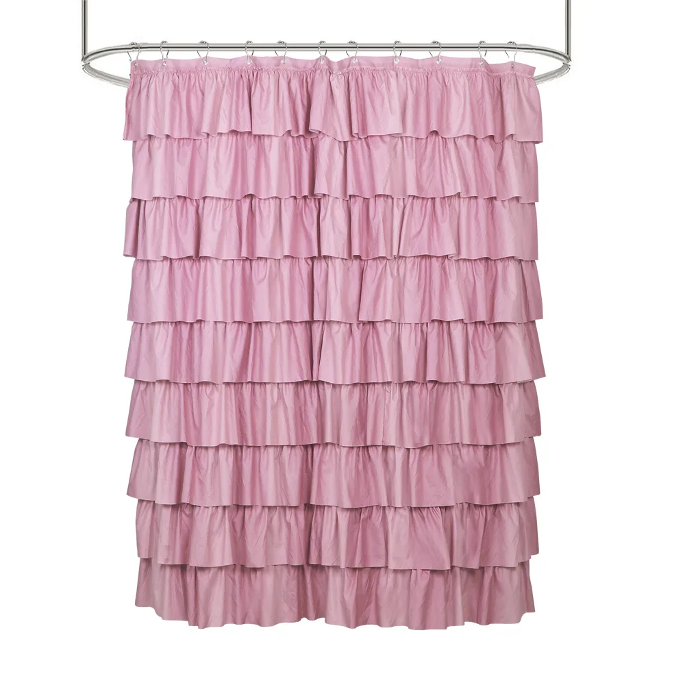 

Водонепроницаемая занавеска для душа белая/серая Polyester