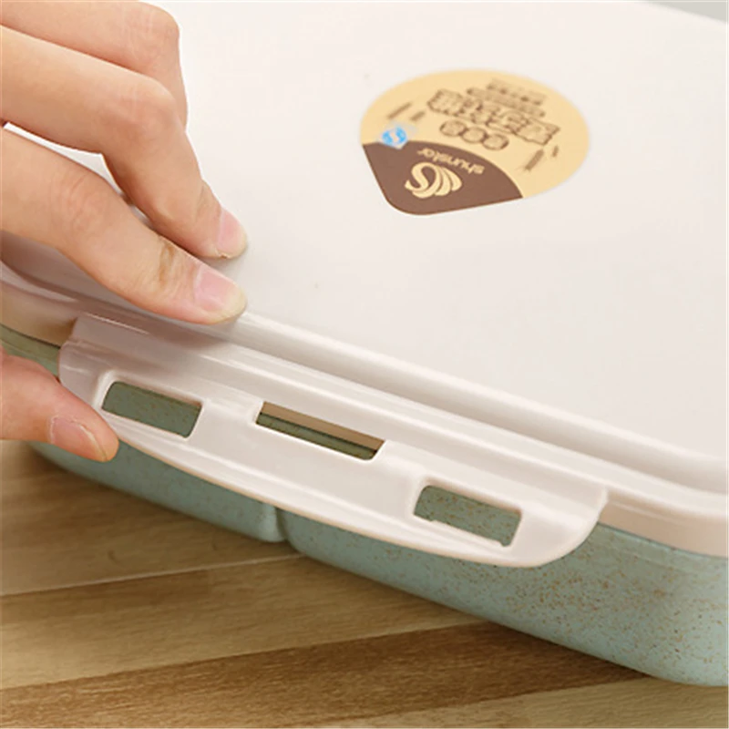 Однослойный изолированный Ланч-бокс пластиковый ящик для хранения Набор