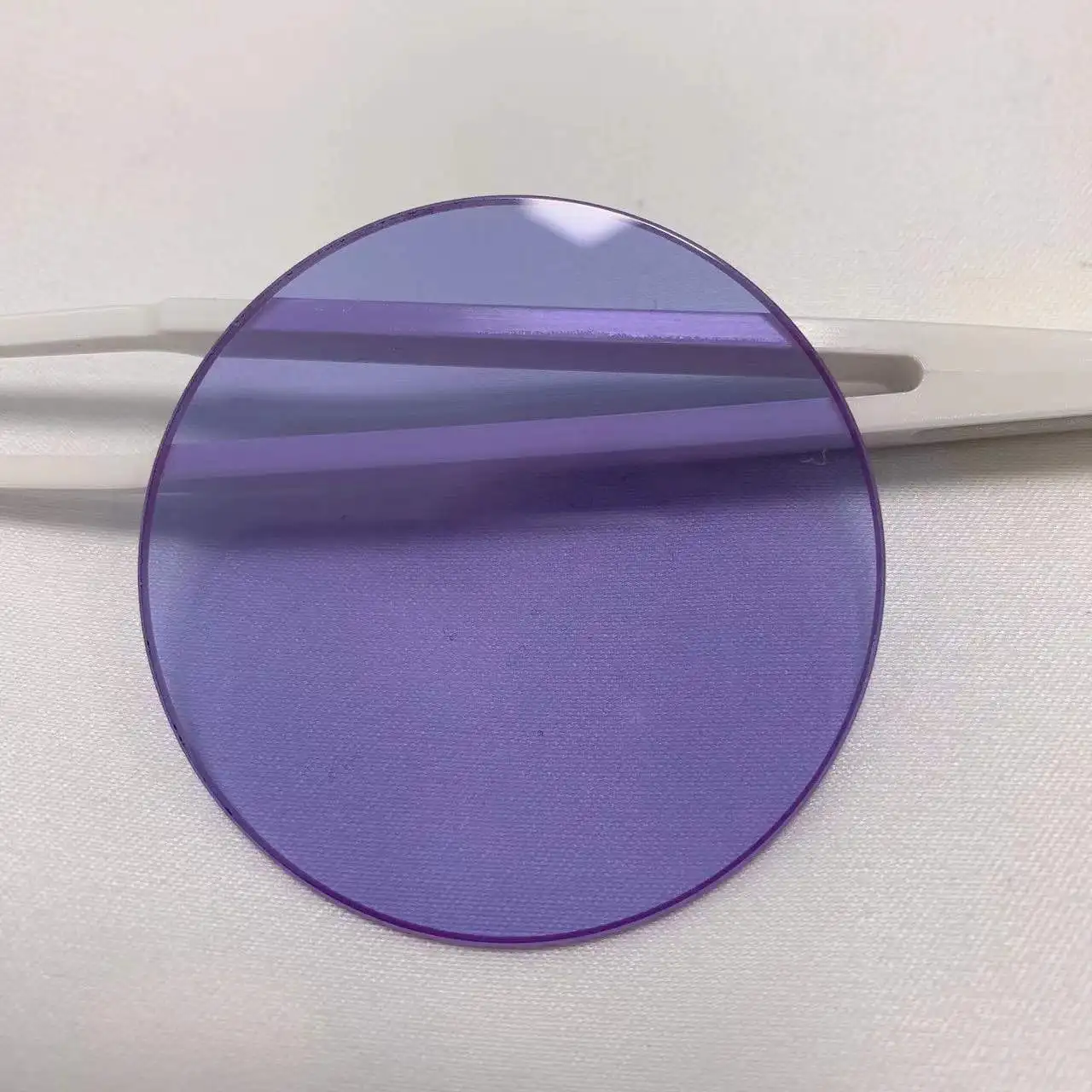 

Round Shape Purple Light Filter Didymium Glass For Photography Type PNB586