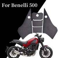 1 set motorcycle fuel tank side scratch resistant protector pad fuel tank decoration non slip sticker for benelli leoncino 500