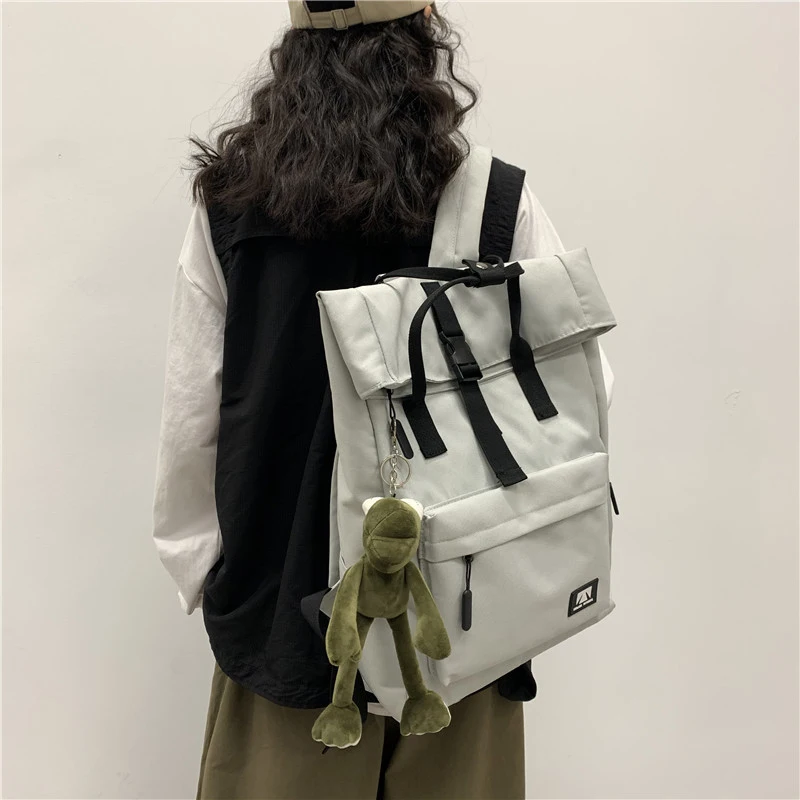 

New Backpack Japanese Harajuku Male Female High School Students Large-capacity School Bag Korean Ins Backpack Computer Bag