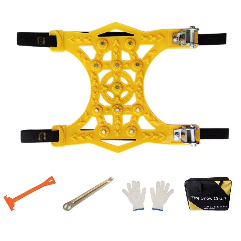 

6 шт. Автомобильная цепь для снега универсальная Нескользящая утолщенная цепь для колес для льда снега грязи песка безопасное вождение грузовик внедорожник автомобильные аксессуары