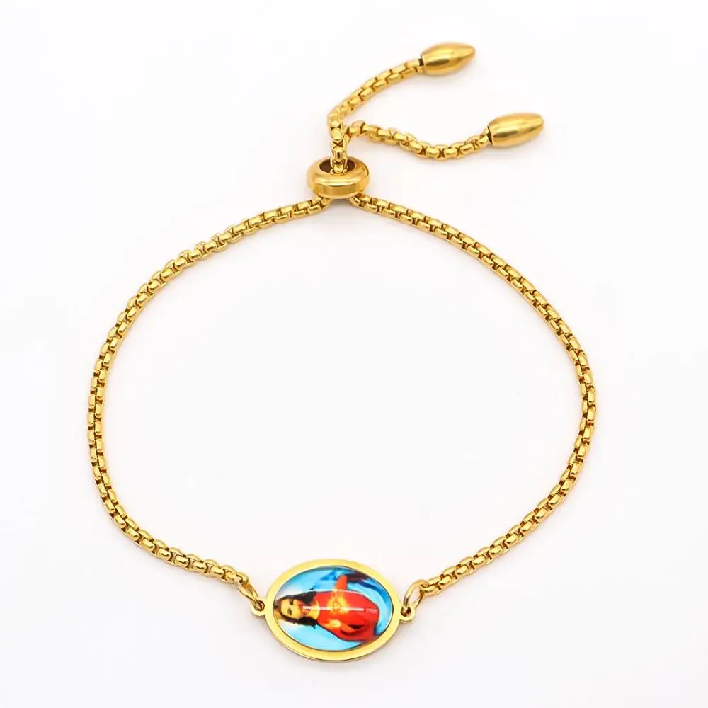 Модный браслет DoreenBeads 316 из нержавеющей стали Регулируемые скользящие браслеты