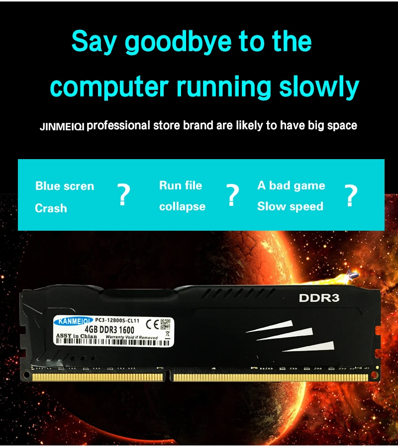 KANMEIQi DDR3 ram 8 Гб 1600 МГц 4 Гб 1333/1866 МГц настольная память с радиатором dimm Memoria 240pin 1,5 В