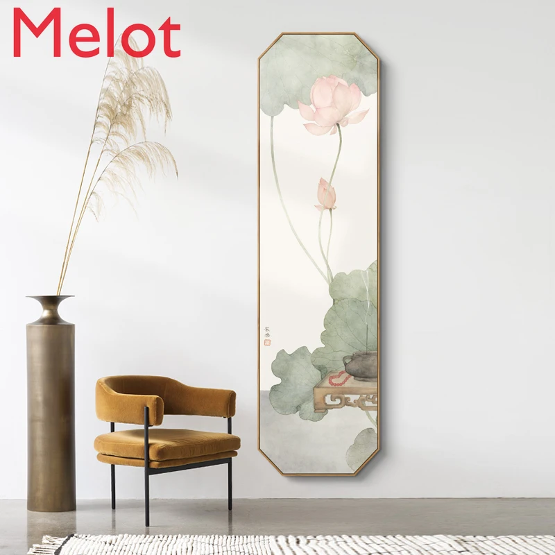Beste Basa Zen Decoratieve Schilderkunst Gang Gangpad Verticale Villa Schilderen Oude Stijl Wall Art Home Decor Tropische Wall Art