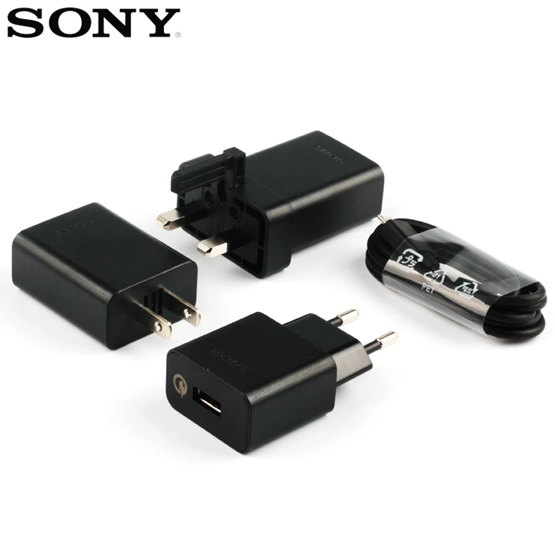 Адаптер для быстрой зарядки UCH10 Sony Xperia E5 C5 Ultra Z5 Premium J5 Compact XA XZ Pro PY7 21831A|Зарядные