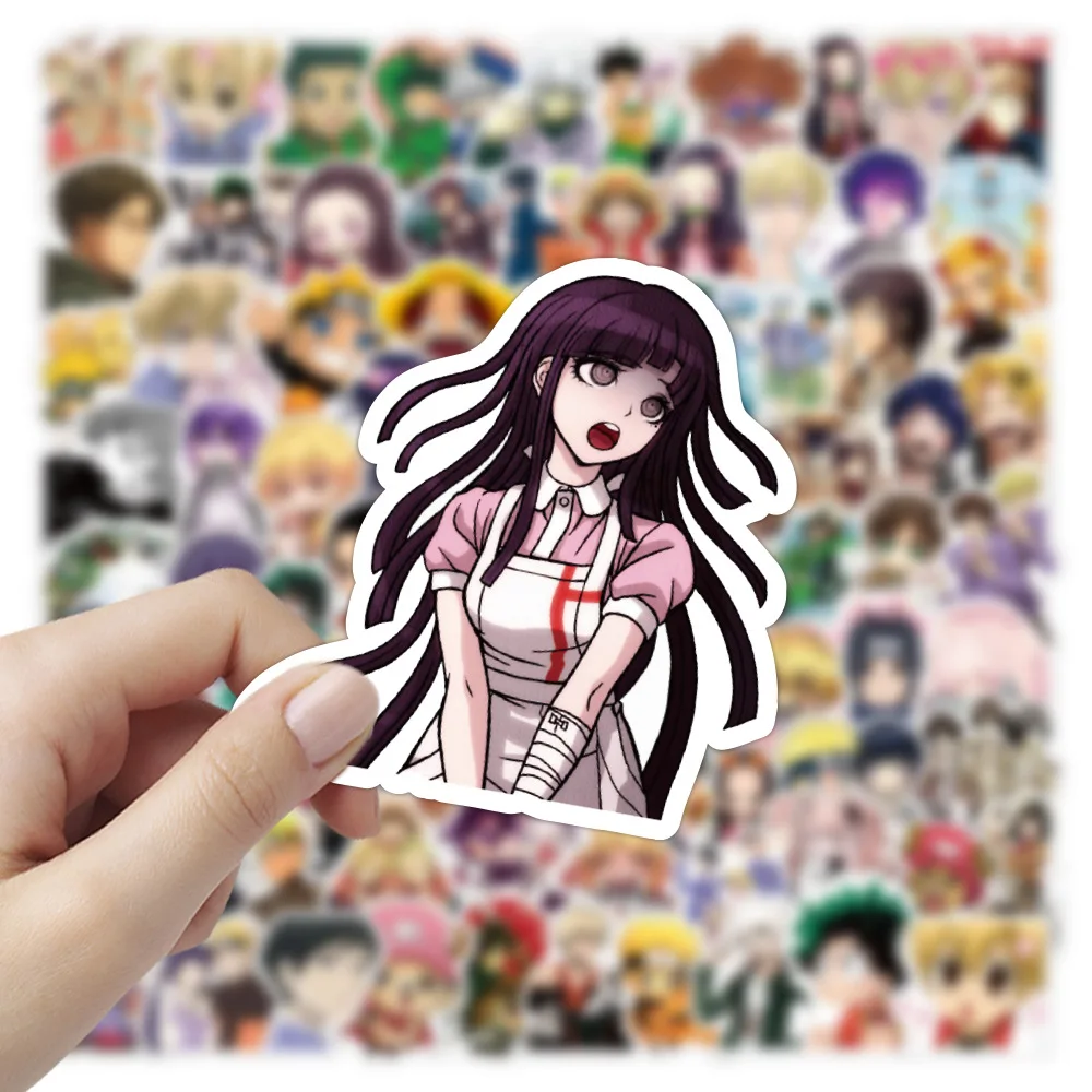 50100pcspack mixed jujutsu kaisen attack on titan anime stickers skateboard laptop motorcycle car graffiti sticker decal toy free global shipping