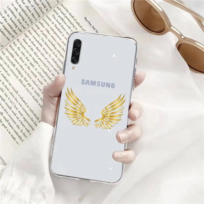 

Golden leaf love leopard Phone Case Transparent for Samsung s9 s10 s20 Huawei honor P20 P30 P40 xiaomi note mi 8 9 pro lite plus