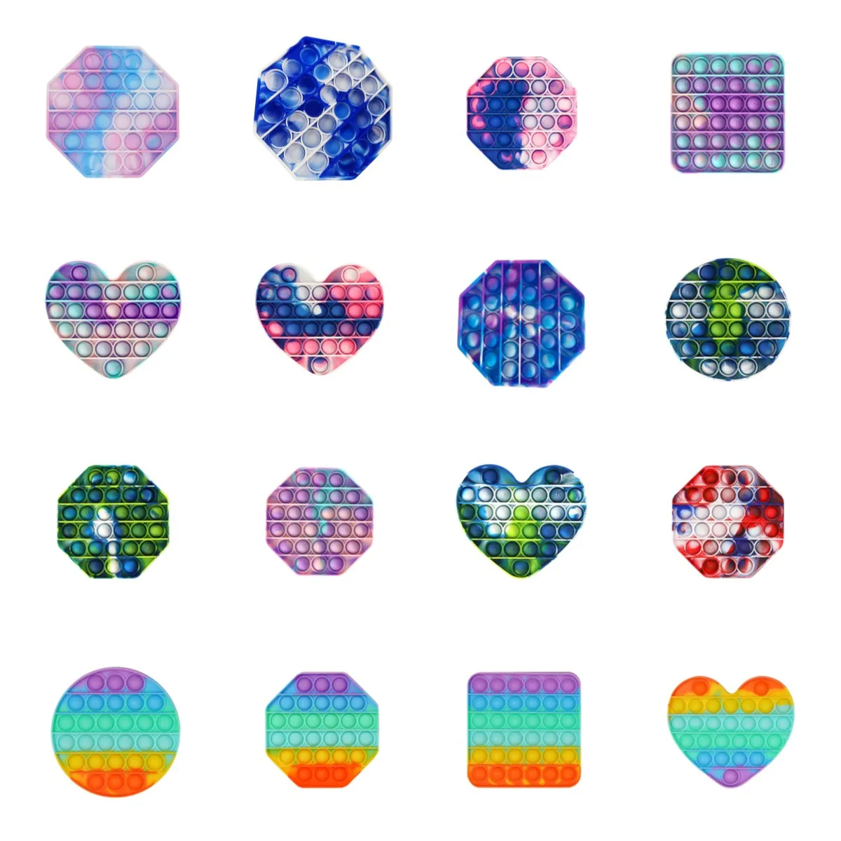 

Fidget Toy Push Bubble Fidget Sensory Toy Autism Special Needs Stress Reliever And Increase Focus Soft Anti-stress Toy