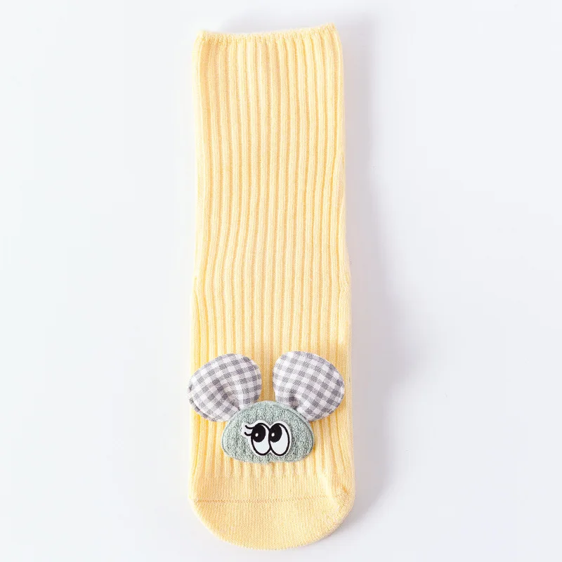 

Newborn Toddler Socks Cartoon Doll Socks Baby Knee High Tube Non-Slip Socks Boys Girls Children Cotton Socks Baby Socks