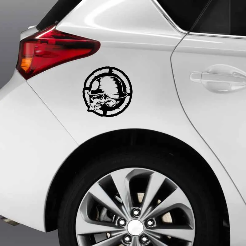 

Cute Skull Car Sticker Motorcycle Reflective PVC Waterproof Sunscreen Decal 14.5*14.9 Cm