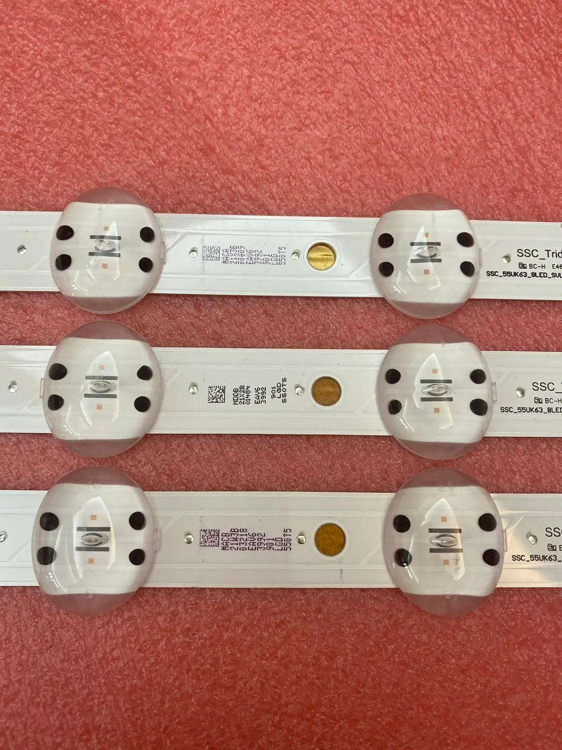 30 шт./лот Светодиодная лента для подсветки LG 55UK6360PSF 55UK6360 55UK6300 55UK6200 55UK6470 55UK6400