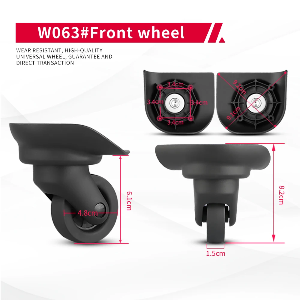 DILONG Samsonite Wheels trolley luggage universal wheel and screw accessories maintenance actual castor