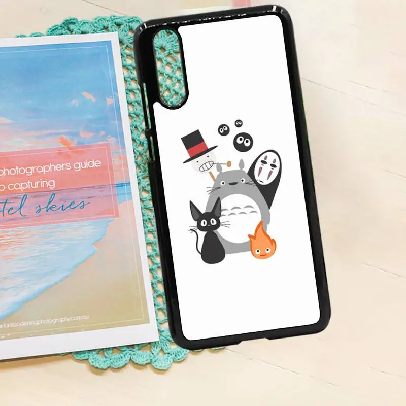 

Cute Totoro Spirited Away Anime Phone Case PC for iPhone 11 12 pro XS MAX 8 7 6 6S Plus X 5S SE 2020 XR